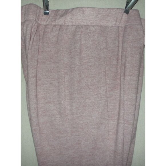 Bobbie Brooks Pants Womens 3X Jogger Pink heather High Rise cozy knit sweatpants - Picture 13 of 14